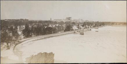 [Three views of Central Park.]