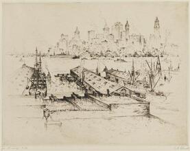 New York seen from Brooklyn Heights