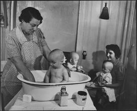 Children's Aid Society, House Aid for a Mother Overwhelmed with Triplets.