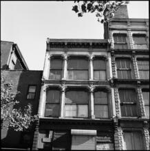 [Fried Trading, detail of façade.]