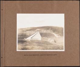 Croton Falls Reservoir - Dam With Reservoir Empty [Croton System.]