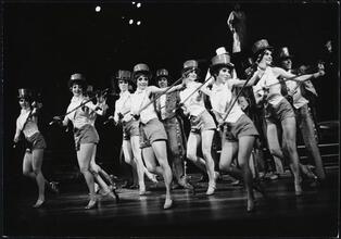 ["Follies" theater still.]