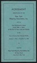 Agreement Negotiated by the New York Shipping Association, Inc. with the Port Watchmen's Union Local 1456 - IWA of the Port of New York and Vicinity
