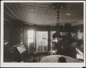 [Residence. Interior, dining room.]
