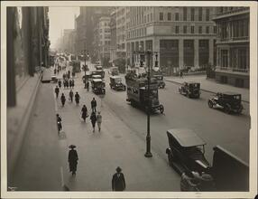 Street Scene Fifth Avenue Looking South from Between 57th & 58th Sts. Showing Intersection at 57th St.
