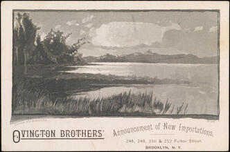 Ovington Brothers' Announcement of New Importations
