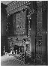 The home of the late John D. Rockefeller, No. 4 West 54th Street. Entrance hall and fireplace.