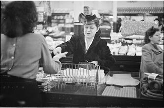 Woolworth's Store [Woman paying.]