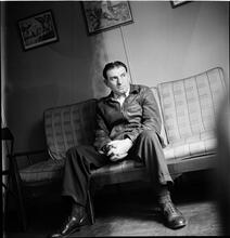 Dentist's Office [Man in the waiting room at a dentist's office.]
