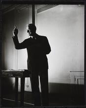 He Sells Success - Dale Carnegie [Dale Carnegie teaching a public speaking class.]