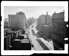 View south from N.E. corner of 106th Street and Broadway.