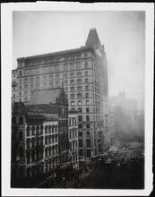 [Broadway north from Park Place.]