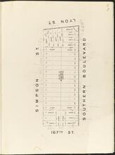 [Lots for sale in Crotona Park East, Bronx.]