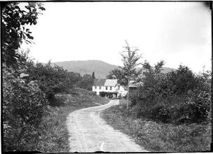 Road Scene at Croton-on-Hudson [house at the end of a dirt road]