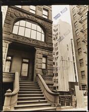 Brownstone Front and Skyscraper