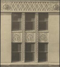 Building, northwest corner 37th Street and 6th Avenue [Facade and window treatment.]