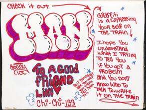 Check It Out Man [Page in Chi Chi 133's black book.]