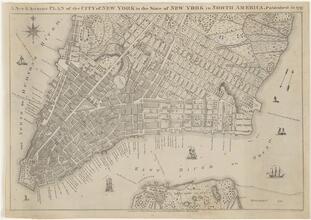 A New & Accurate Plan of the City of New York in the State of New York, in North America.