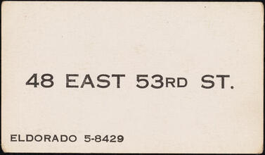 48 East 53rd St.