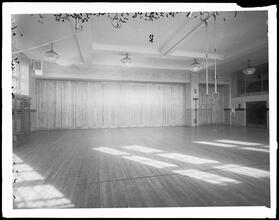 Y.M.C.A. Central Branch. Folding partition in gymnasium.