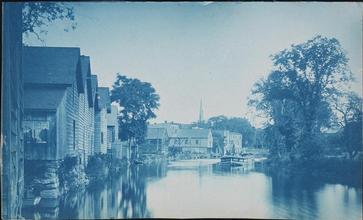 [Bronx River at West Farms looking north.]