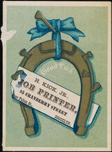 H. Kick, Jr., Job Printer