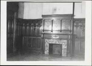 [Fireplace in No. 1 Fifth Avenue.]