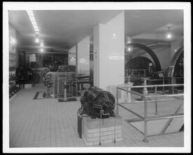 Woolworth Building.  Engine room from S.E. corner.