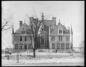 Riverside Drive between 73rd and 74th Streets. Schwab residence, rear.