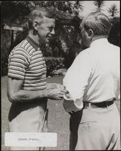 Eugene O'Neill and Lawrence Langner.
