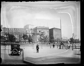 [Around Bowling Green, Standard Oil Building at lower left.]