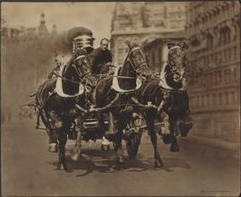 [Horse-drawn fire engine.]
