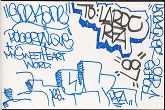 [Page inside LA 2's black book.]