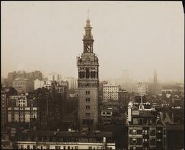 [Looking north from Metropolitan Life Building to the Madison Square Garden Tower.]