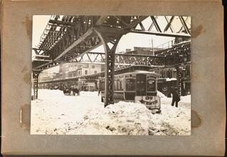 Blizzard of 1888 Bowery
