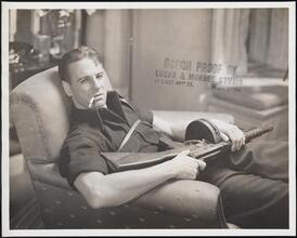 [Roy Hargrave as Hal Wilson in "Blind Alley".]