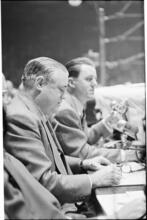 Madison Square Garden - Fight Night [Sports commentators.]