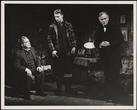 ["The Moon is Down" theater still.]