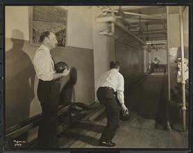 New York Association for the Blind, Interior, Men Bowling.