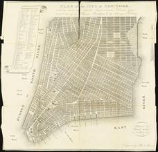 Plan of the city of New-York with the recent and intended improvements