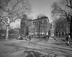 [Garibaldi monument in Washington Square.]