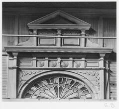The Weehawken Ferry Story [Architectural detail in a ferry terminal.]