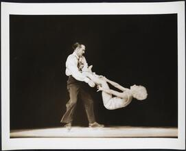 [Roller skating show at a circus.]