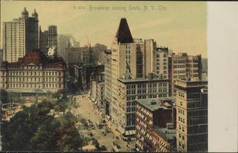 Broadway looking South, N. Y. City.