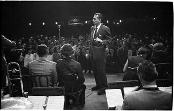 Vaughn Monroe [Monroe and band performing.]
