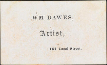 Wm. Dawes, Artist