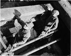6th Avenue Subway Construction, 18th St.