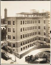 New Ward Wing Addit'n, Harlem Hospital. From N.W. Looking S.E.