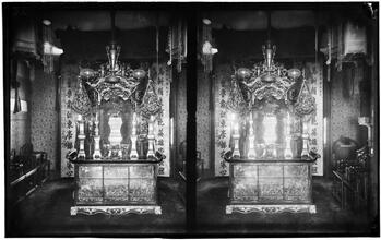 Joss-house in Mott Street (Chinatown).