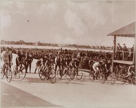 Sports, Bicycle Races, Manhattan Beach.